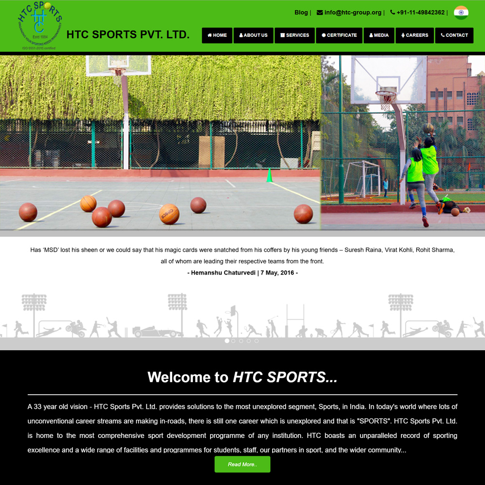 HTC Sports Website