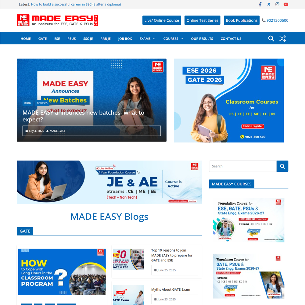 MADE EASY Blog